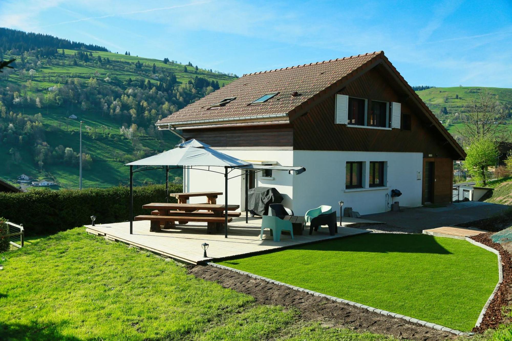 Le Petit Coin De Jeanne Et Marcel Maison De Vacances La Bresse Villa Exterior foto